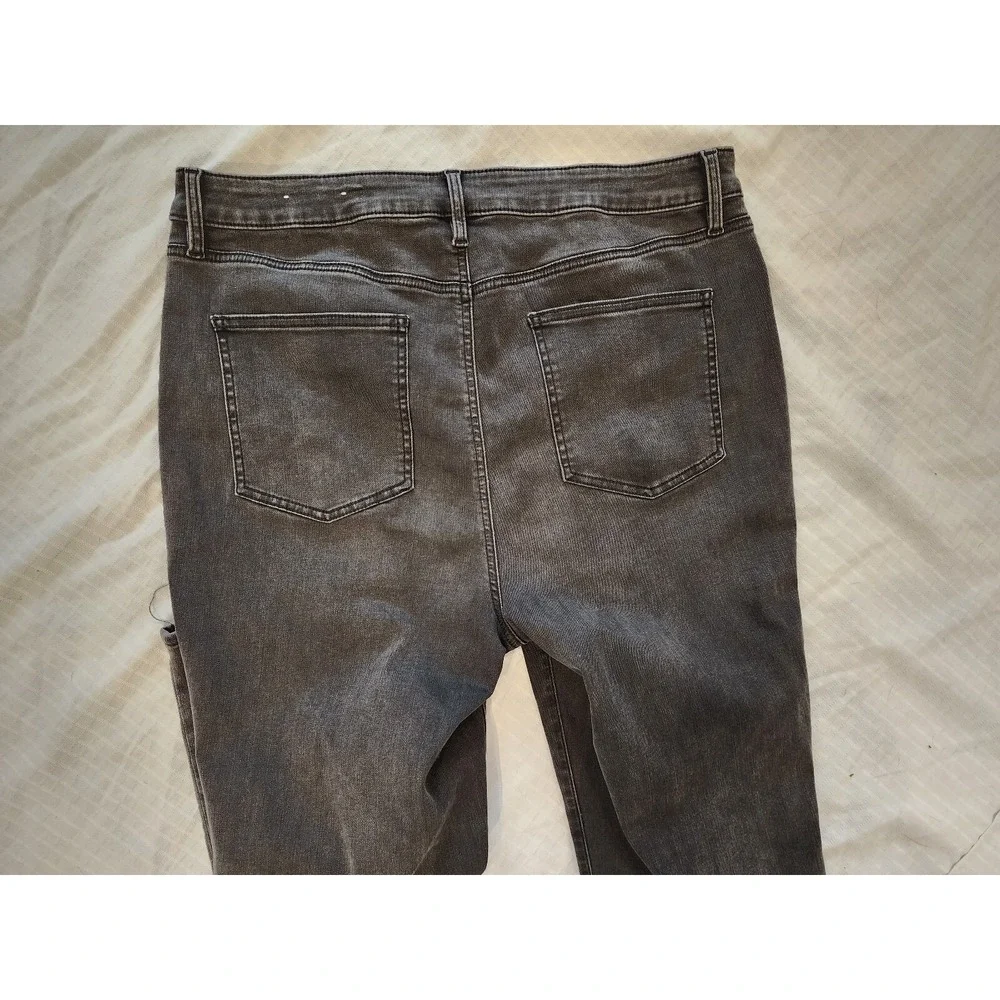 Chico's stretch jeans: High Rise‎ Skinny Ankle fit, Black wash Women's 3 or 16